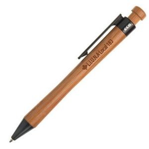 Bamboo Click-action Pen - Black
