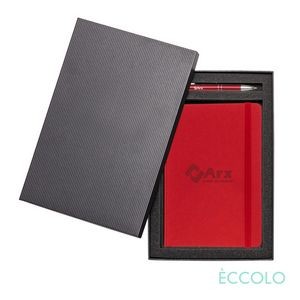 Eccolo® Memphis Journal/Clicker Pen Gift Set - (M) Red