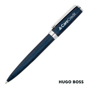 Hugo Boss® Gear Brushed Ballpoint Pen - Navy