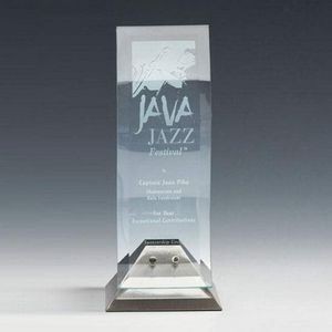 Olympia Award - Starfire/Satin Nickel 13½"