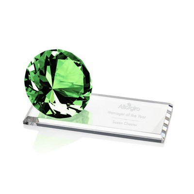 Gemstone on Starfire - 2-3/4" Emerald