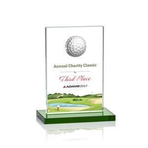 VividPrint™ Golf Award - Cumberland/Green 4"x6"