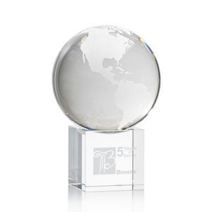 Globe on Cube - Optical 4" Diameter