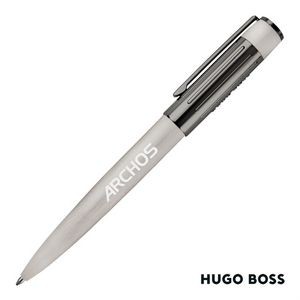 Hugo Boss® Gear Rib Ballpoint Pen - Chrome