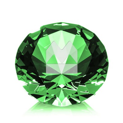 Optical Gemstone - 3-1/8" Emerald
