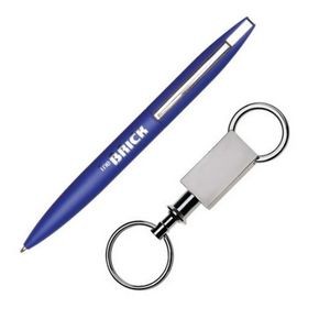London Pen/Keyring Gift Set - Blue