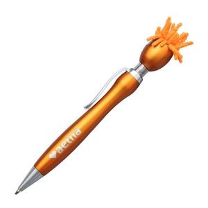 Ami Twist Ballpoint Pen with LED Light - Orange