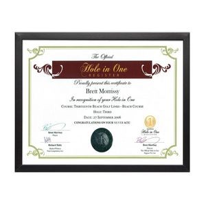 Acacia Certificate Holder - Black 8