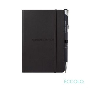 Eccolo® Cool Journal/Clicker Pen - (S) Black