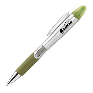 Silver Champion Pen/Highlighter - Green