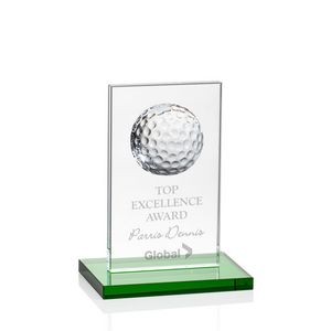 Sarnia Golf Award - Starfire/Green 5"