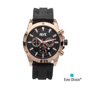 Euro Design® Bernau Watch - Rose Gold