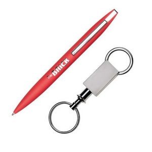 London Pen/Keyring Gift Set - Red