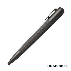 Hugo Boss® Pure Ballpoint Pen - Matte Dark Chrome