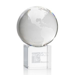 Globe on Cube - Optical 6" Diameter