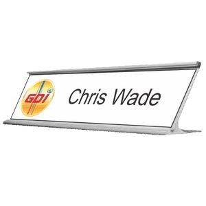 Desk Name Plate with Insert (2