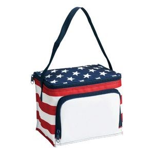 Stars & Stripes 6 Can Cooler/Lunch Bag