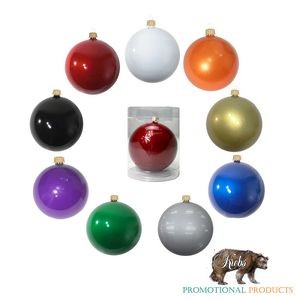 3 1/4 Shatterproof Round Ornaments with Pad Print