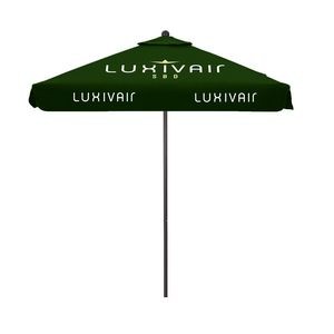 8' Venture Commercial Grade Patio Umbrella w/ Printed Sunbrella Cover w/ Valances