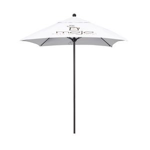 8' Venture Commercial Grade Square Patio Umbrella with Printed Sunbrella Cover
