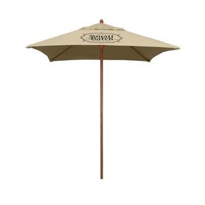 8' Ironwood Series Square Patio Umbrella with Printed Olefin Cover