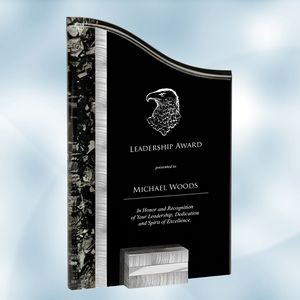 SunRay Silver/Black Acrylic Award (Large)