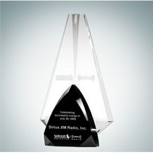 Solid Partners Optical Crystal Award Plaque