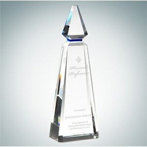 Blue Phineal Optical Crystal Award