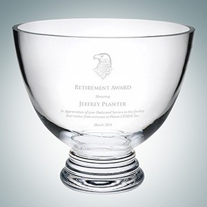 Footed Glass Bowl (M)