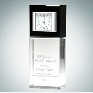 Best Wishes Optical Crystal Clock