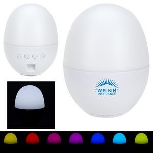 Audio Dome Lighted Bluetooth Speaker with White Noise Sounds