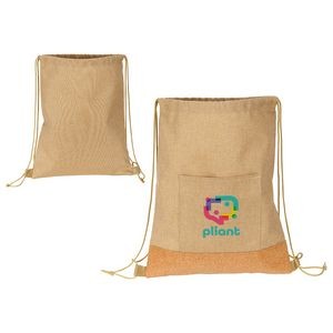 Carina RPET & Cork Drawstring Backpack