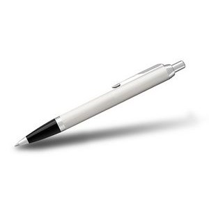 Parker® IM Retractable Ballpoint Pen (White Lacquer CT)