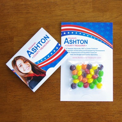 Mini Bag Skittles® on Bifold Card
