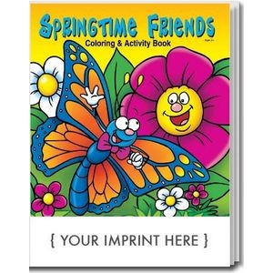 Springtime Friends Coloring & Activity Book