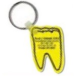 Standard Tooth Shaped Softee Key Chain (1.3"x2")