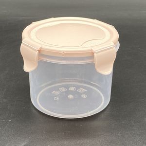 Plastic Snack Container with Snap Lid