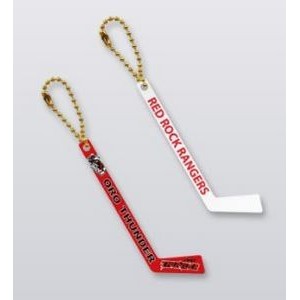 3½" Hockey Stick Key Chain (4-Color)