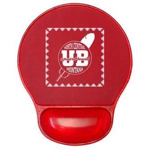 COLORFUL Gel Wrist Rest Mouse Pad (Red)