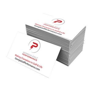 Business Cards - 13pt Linen Full Color Front - Size 2" x 3.5"