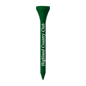 Plastic traditional cup golf tees - 3.25" 2 Color Logo Imprint Shank Only. Various Colors