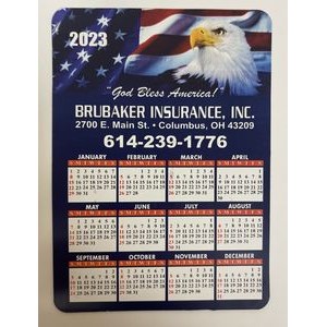 4X6 Patriotic Calendar Magnet