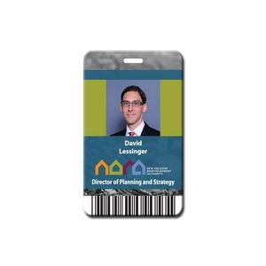 Parthenon Plastic Photo ID Badge (2 1/2" x 4")