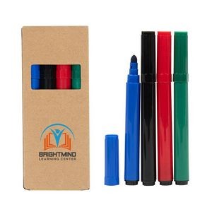 4 Piece Washable Markers