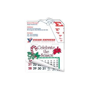 Eye Exam Shape Calendar Pad Magnets W/Tear Away Calendar
