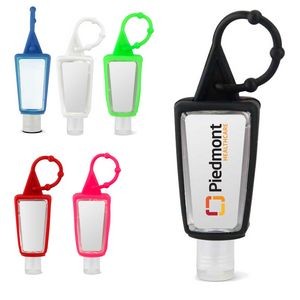 1oz. Hand Sanitizer w/Removable Silicone Carabiner