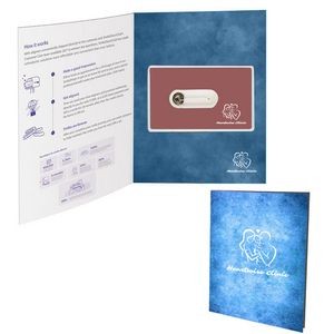 Greeting Card w/ Credit Card Style Dental Floss with Mirror