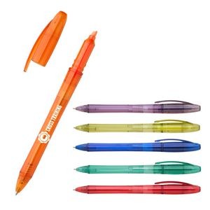 Twist-action Highlighter and Pen in one