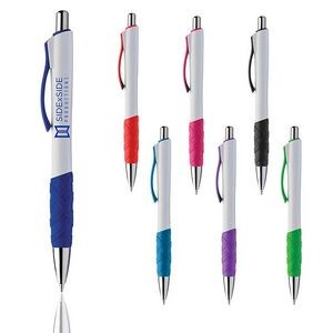 Plastic retractable ballpoint pen