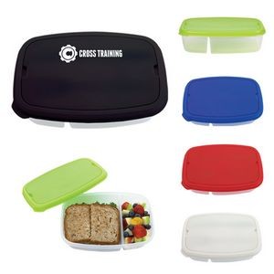 Dual Compartment Meal Container with Handled Box